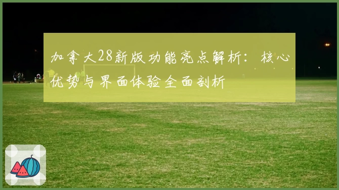 加拿大28新版功能亮点解析:核心优势与界面体验全面剖析